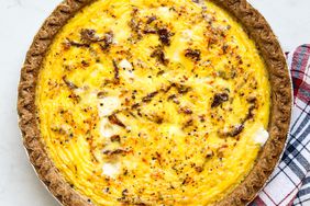 Sun-Dried Tomato & Fresh Mozzarella Quiche