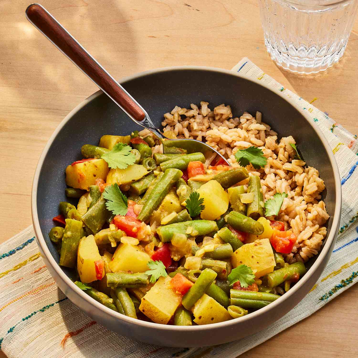 a recipe photo of the Potato Curry