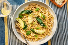 a recipe photo of the Lemon Zucchini Pasta