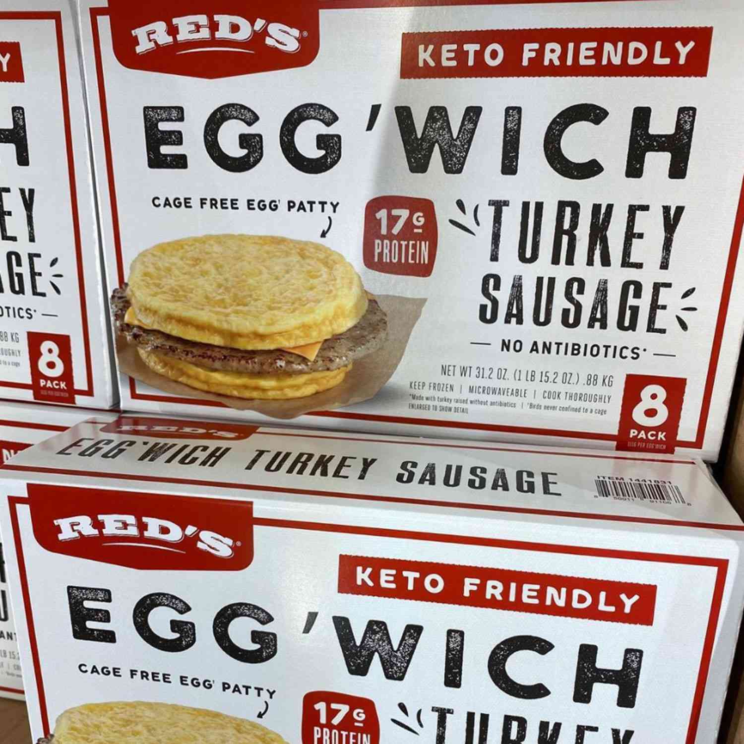 red's costco low-carb breakfast sandwich