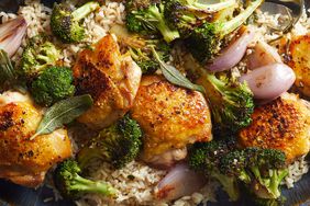 Chicken & Broccoli with Herb Butter Sauce