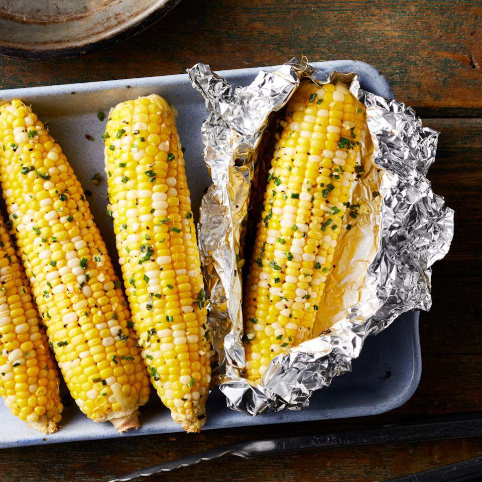 Garlic Butter Campfire Corn