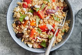 a recipe photo of the Quinoa Salad with Feta, Olives & Tomatoes