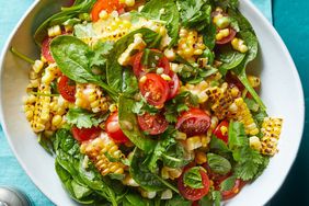 Grilled Corn Salad with Chili-Miso Dressing﻿