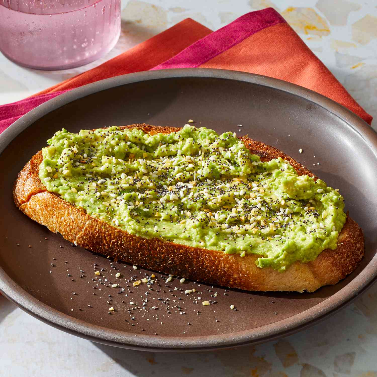 a recipe photo of the Copycat Dunkin’ Avocado Toast
