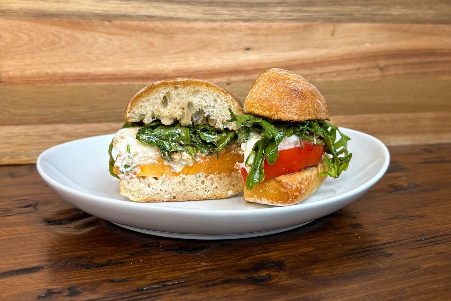a photo of the Tomato & Burrata Sandwich