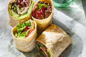 Black Bean Wraps with Greens & Cilantro Vinaigrette