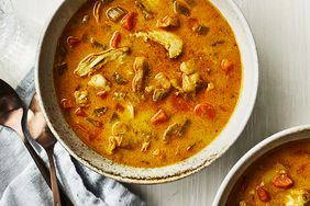 Spicy Coconut Chicken Soup