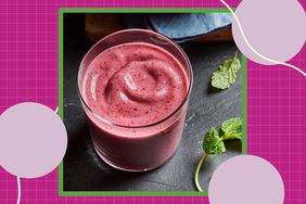 A recipe image of Berry-Mint Kefir Smoothie
