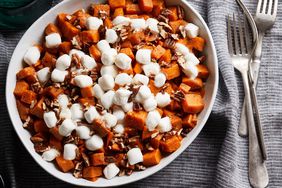Slow-Cooker Sweet Potato Casserole with Marshmallows
