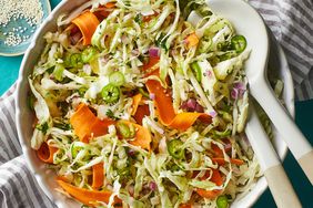 cilantro lime green cabbage slaw