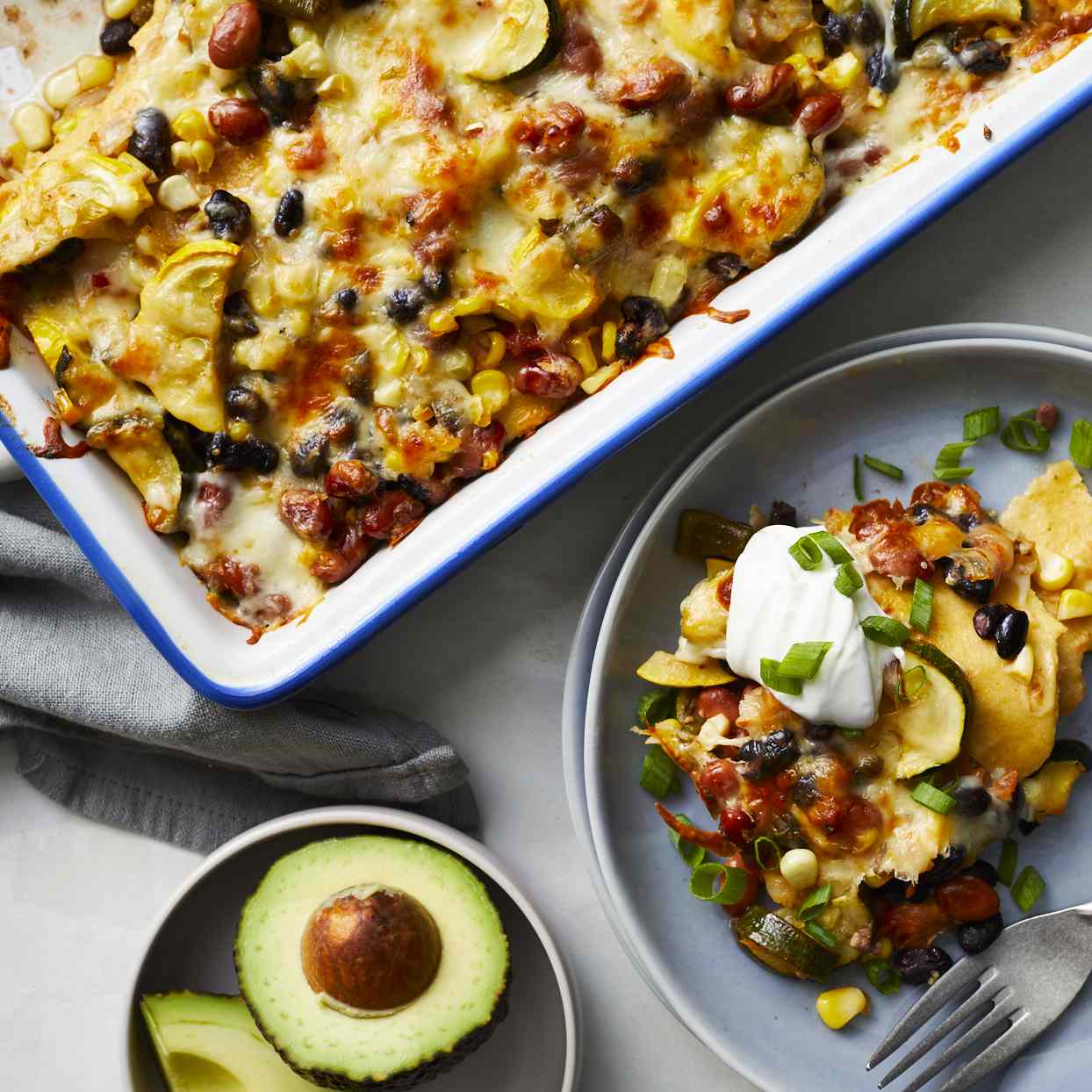 vegetarian enchilada casserole