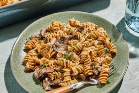 a recipe photo of the Baked Feta-Mushroom Pasta
