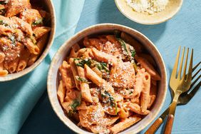 Creamy Penne alla Vodka with Chicken and Spinach