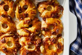 Crispy Smashed Apples with Cinnamon Sugar