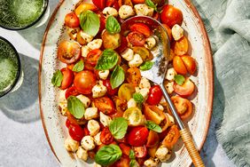 Caprese Salad with Cherry Tomatoes