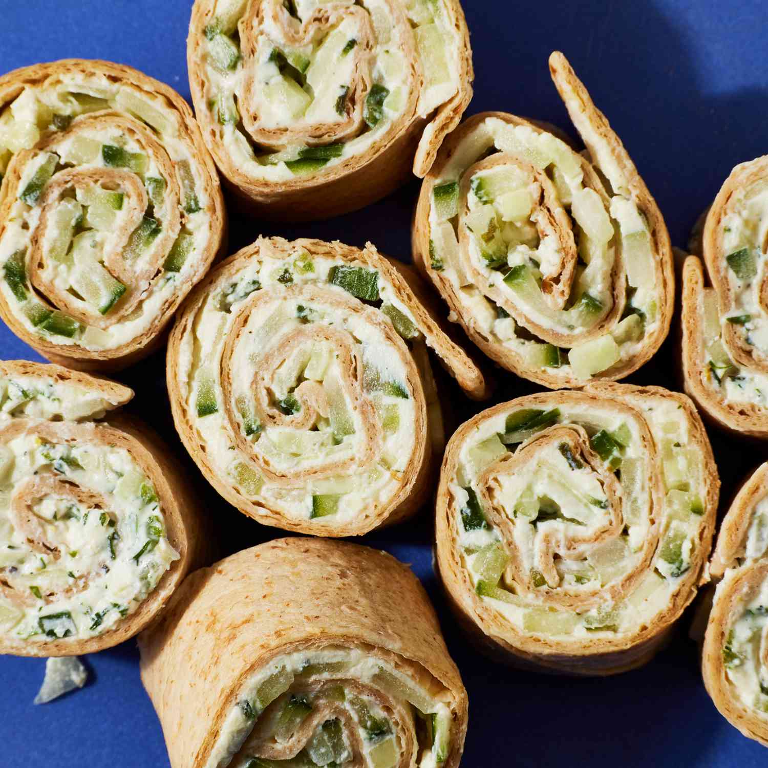 a recipe photo of the Cucumber Boursin Wrap