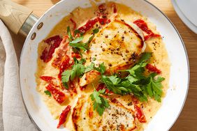 Chicken Cutlets with Sun-Dried Tomato Sauce for Two