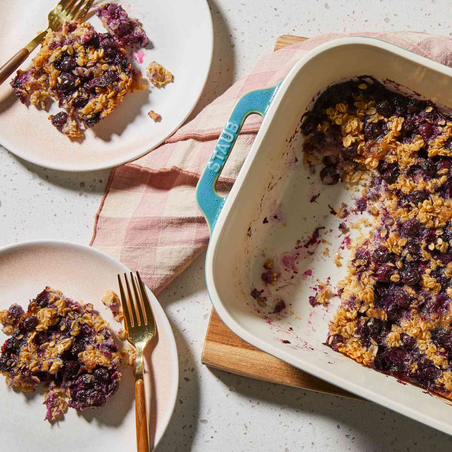 a recipe photo of the Blueberry Baked Oatmeal