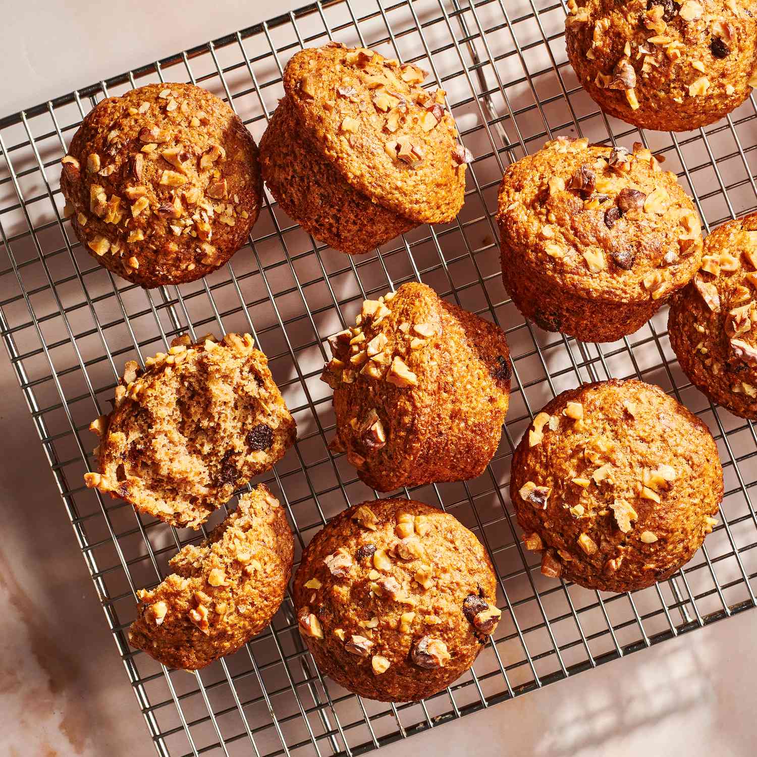 a recipe photo of the Banana Bran Muffins