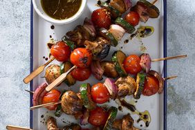 Marinated Grilled Vegetable Kebabs