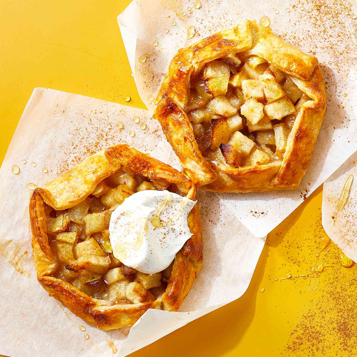 a recipe photo of the Air-Fryer Pear Galettes