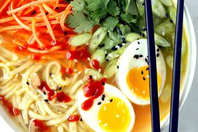 Homemade Chicken Ramen Noodle Bowls