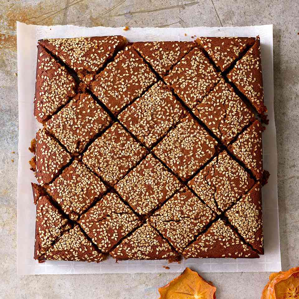 Carob Molasses Cake (Sfouf b' Debs)