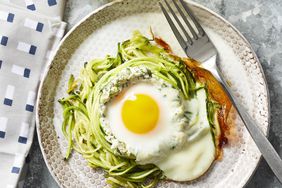 Spiralized Zucchini Nest Eggs