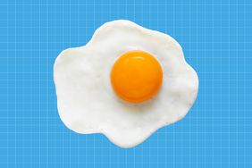 a photo of a cooked egg
