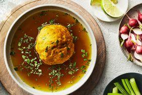 Gondi (Iranian Jewish Chicken Meatball Soup)