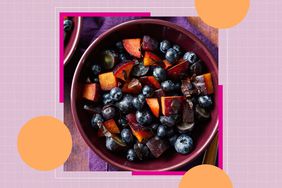 a recipe photo of the Purple Fruit Salad