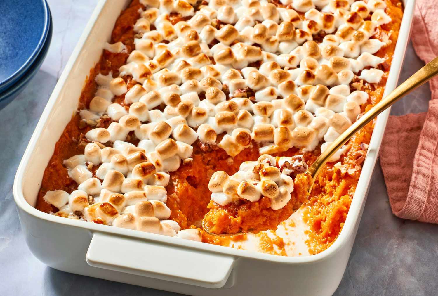 a recipe photo of the Traditional Sweet Potato Casserole