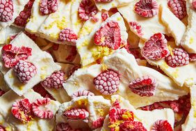 Raspberry-Lemon Greek Yogurt Bark
