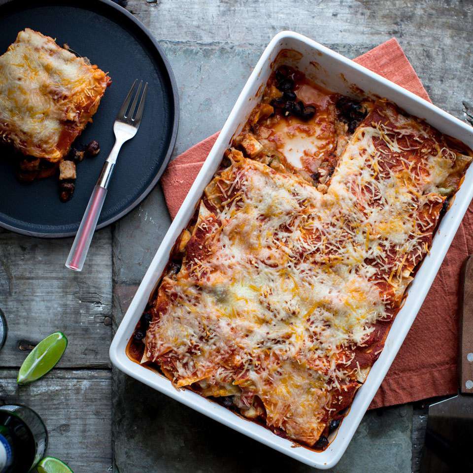 Easy Chicken Enchilada Casserole