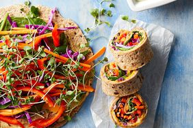 Rainbow Veggie Wraps