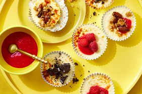 a recipe photo of the Mini air fryer cheesecakes
