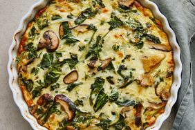 Spinach & Mushroom Quiche
