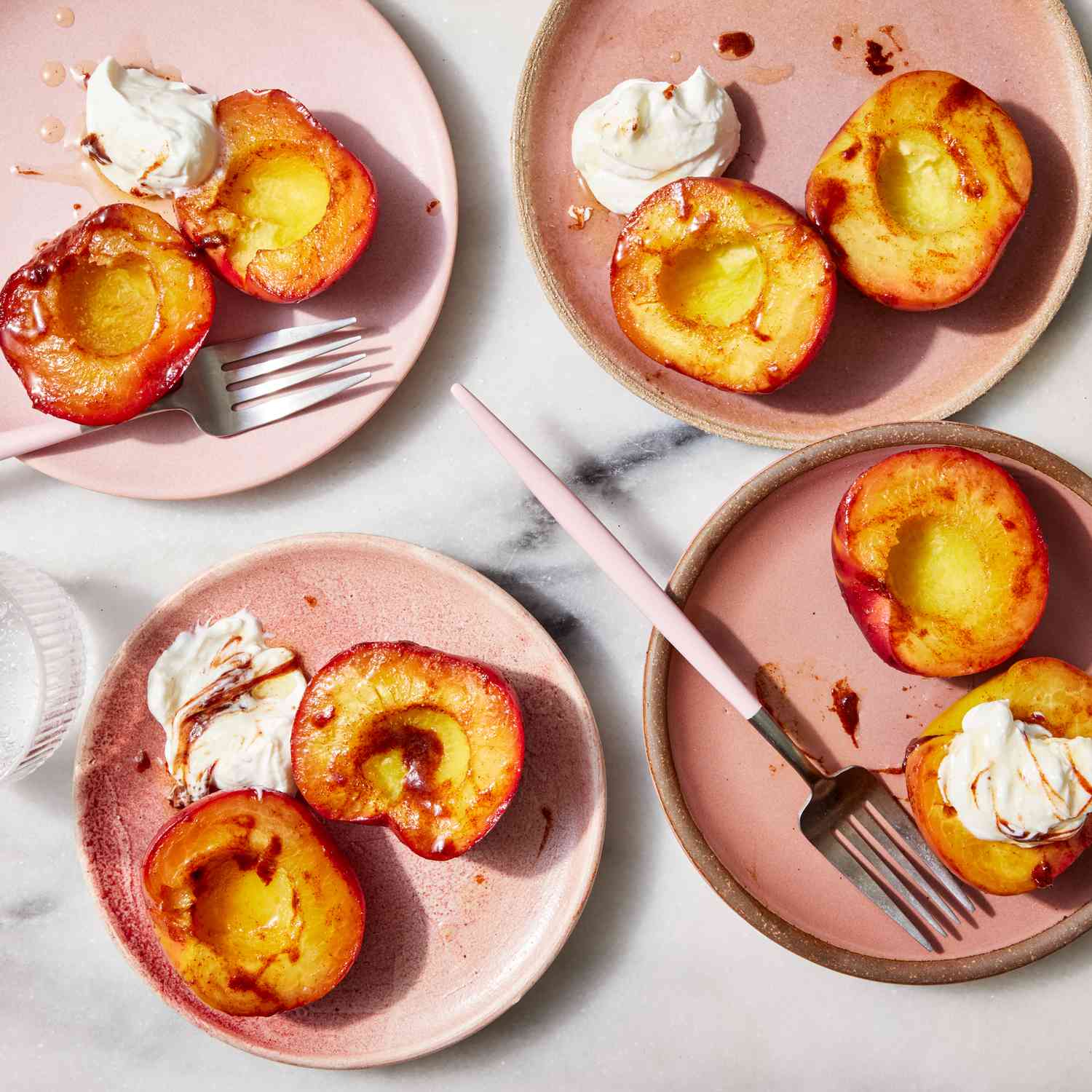 a recipe photo of the Baked Peaches