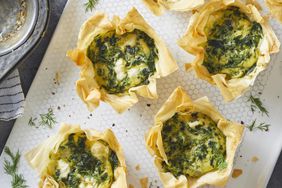 Muffin-Tin Spanakopita Omelets