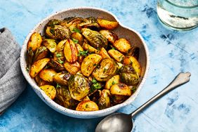 Roasted Brussels Sprouts & Potatoes