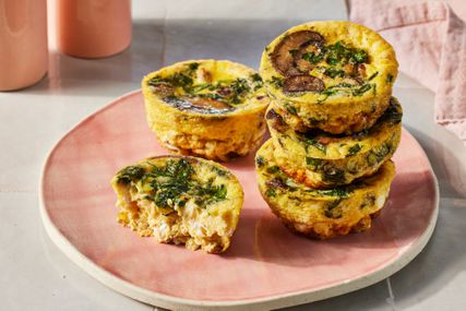 a recipe photo of the Sausage, Spinach & Mushroom Egg Bites