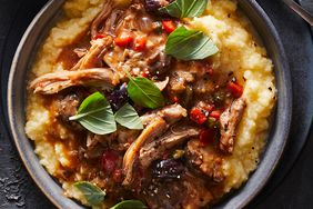 Slow-Cooker Chicken Cacciatore with Polenta