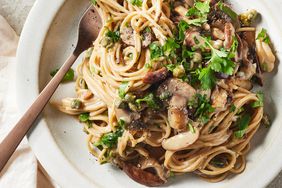 a recipe photo of the Mushroom Piccata Pasta