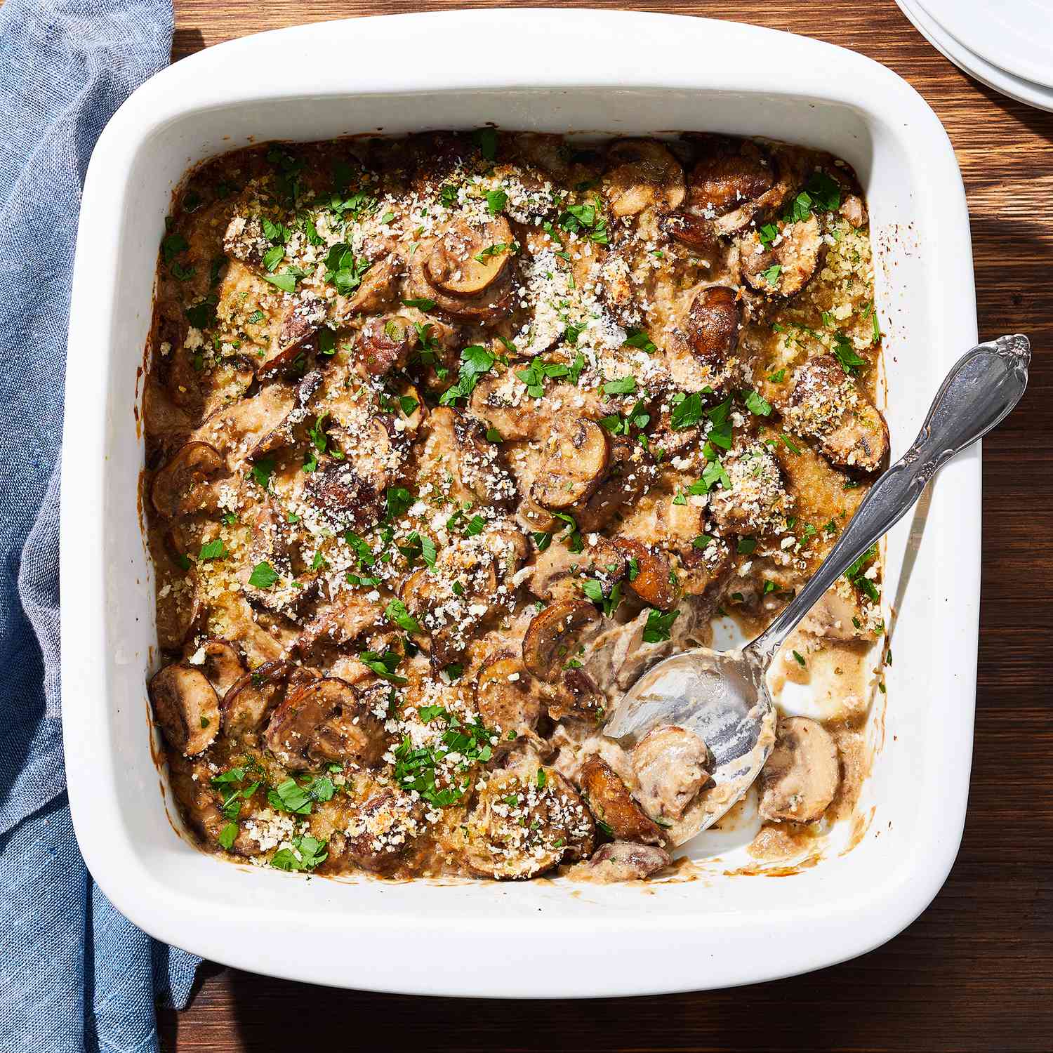 Parmesan Mushroom Casserole
