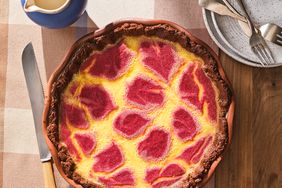 Buttermilk Cranberry Swirl Pie