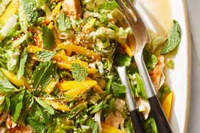 close-up photo of salad greens