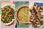 a collage featuring EatingWell's gut healthy recipes