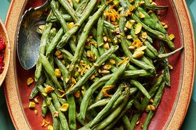 Green Beans with Pistachios & Orange