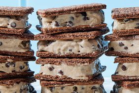 a recipe photo of the Peanut Butter Nice Cream Sandwiches